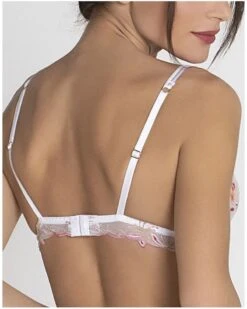 Soutien-gorge Sans Armature Lise Charmel Été Frivole (Blanc Frivole) -Magasin De Lingerie De Mode soutien gorge sans armature lise charmel ete frivole blanc frivole 4