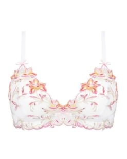 Soutien-gorge Sans Armature Lise Charmel Été Frivole (Blanc Frivole) -Magasin De Lingerie De Mode soutien gorge sans armature lise charmel ete frivole blanc frivole 5