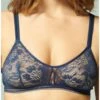 Simone Perele Soutien-gorge Sans Armature Simone Pérèle Vertige (Bleu Nuit) -Magasin De Lingerie De Mode soutien gorge sans armature simone perele vertige bleu nuit