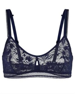 Simone Perele Soutien-gorge Sans Armature Simone Pérèle Vertige (Bleu Nuit) -Magasin De Lingerie De Mode soutien gorge sans armature simone perele vertige bleu nuit 2