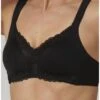 Soutien-gorge Sans Armature Triumph Modern Lace+Cotton (Noir) -Magasin De Lingerie De Mode soutien gorge sans armature triumph modern lacecotton noir