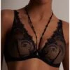 Soutien-gorge Triangle Armatures Aubade Amour Précieux (Cosmic Blue) -Magasin De Lingerie De Mode soutien gorge triangle armatures aubade amour precieux cosmic blue
