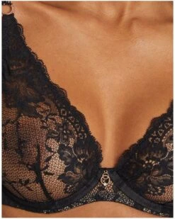 Soutien-gorge Triangle Armatures Aubade Night Bird (Black Queen) -Magasin De Lingerie De Mode soutien gorge triangle armatures aubade night bird black queen 3
