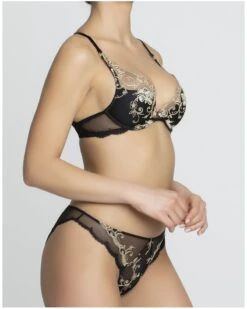 Soutien-gorge Triangle Armatures Lise Charmel Déesse En Glam (Or Glamour) -Magasin De Lingerie De Mode soutien gorge triangle armatures lise charmel deesse en glam or glamour 2