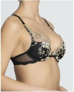 Soutien-gorge Triangle Armatures Lise Charmel Déesse En Glam (Or Glamour) -Magasin De Lingerie De Mode soutien gorge triangle armatures lise charmel deesse en glam or glamour 4