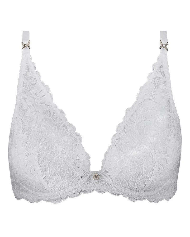 Soutien-gorge Triangle Avec Armatures Aubade Mon Bijou (Blanc) 4 Soutien-gorge Triangle Avec Armatures Aubade Mon Bijou (Blanc) â Image 2