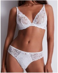 Soutien-gorge Triangle Avec Armatures Aubade Mon Bijou (Blanc) 8 Soutien-gorge Triangle Avec Armatures Aubade Mon Bijou (Blanc) -Magasin De Lingerie De Mode soutien gorge triangle avec armatures aubade mon bijou blanc 2
