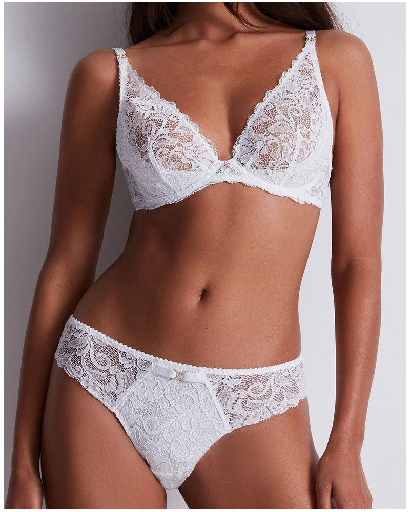 Soutien-gorge Triangle Avec Armatures Aubade Mon Bijou (Blanc) 5 Soutien-gorge Triangle Avec Armatures Aubade Mon Bijou (Blanc) â Image 3