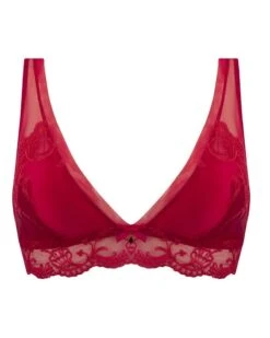 Soutien-gorge Triangle Lise Charmel Splendeur Soie (Splendeur Rouge) -Magasin De Lingerie De Mode soutien gorge triangle lise charmel splendeur soie splendeur rouge 4