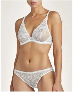 Soutien-gorge Triangle Plunge Aubade Pour Toujours (Opale) -Magasin De Lingerie De Mode soutien gorge triangle plunge aubade pour toujours opale 2