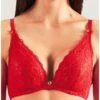 Soutien-gorge Triangle Plunge Aubade Rosessence (Gala) -Magasin De Lingerie De Mode soutien gorge triangle plunge aubade rosessence gala