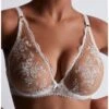 Soutien-gorge Triangle Plunge Aubade Trésor Infini (White Wind)