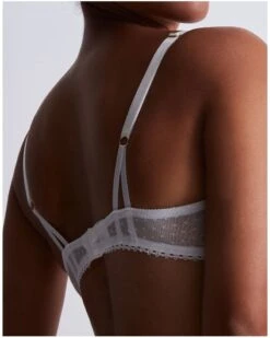 Soutien-gorge Triangle Plunge Aubade Trésor Infini (White Wind) -Magasin De Lingerie De Mode soutien gorge triangle plunge aubade tresor infini white wind 4