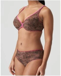 Soutien-gorge Triangle Prima Donna Twist Café Plume (Cheetah) -Magasin De Lingerie De Mode soutien gorge triangle prima donna twist cafe plume cheetah 2