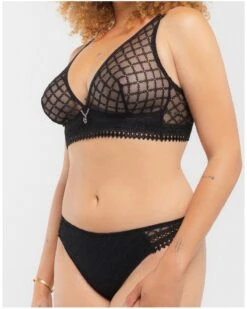 Soutien-gorge Triangle Sans Armature Louisa Bracq Paco (Noir) -Magasin De Lingerie De Mode soutien gorge triangle sans armature louisa bracq paco noir 2