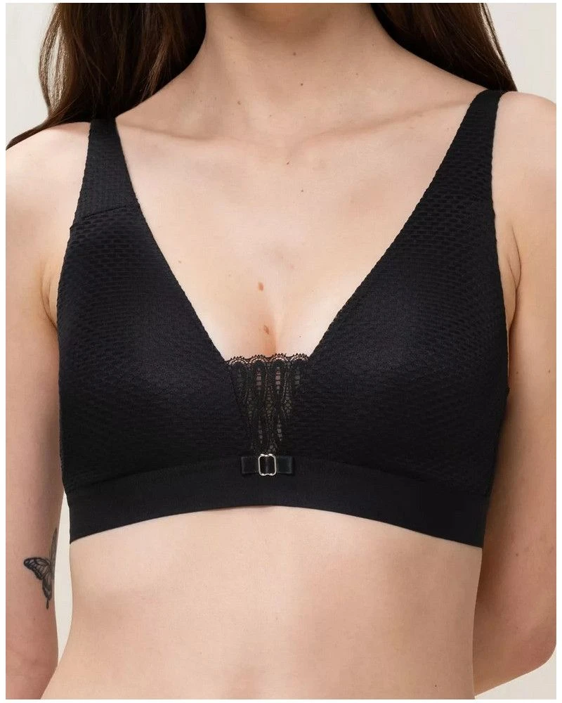 Soutien-gorge Triangle Sans Armature Triumph Aura Spotlight (Noir) 3 Soutien-gorge Triangle Sans Armature Triumph Aura Spotlight (Noir)