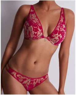 Soutien-gorge Triangle Ultra Plunge Aubade Wild Vibration (Hot Pink) 11 Soutien-gorge Triangle Ultra Plunge Aubade Wild Vibration (Hot Pink) -Magasin De Lingerie De Mode soutien gorge triangle ultra plunge aubade wild vibration hot pink 4