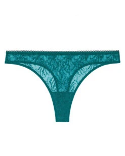 Simone Perele Tanga Simone Pérèle Opaline (Vert Emeraude) -Magasin De Lingerie De Mode tanga simone perele opaline vert emeraude 2
